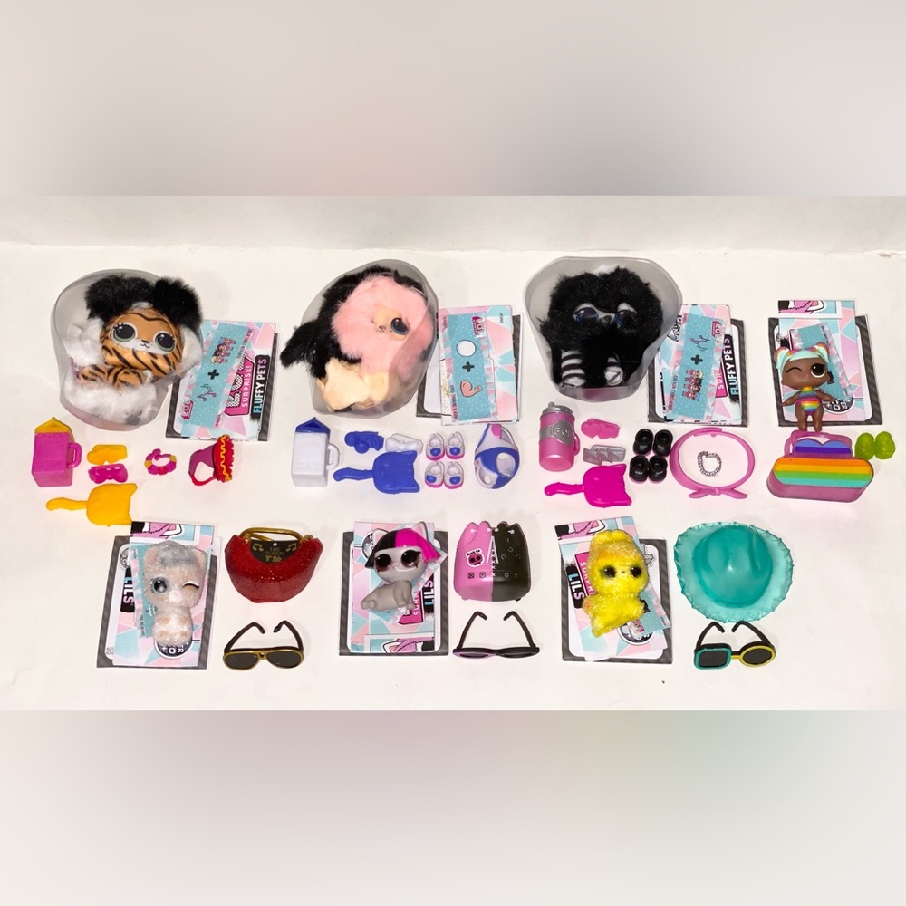 Lot of LOL Surprise Winter Disco Dolls